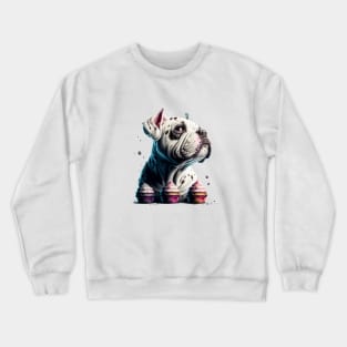 Dog and Cupcakes Crewneck Sweatshirt